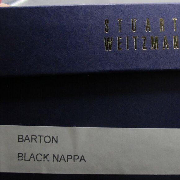 Stuart Weitzmam black nappa leather heel in 8.5N - Picture 6 of 9